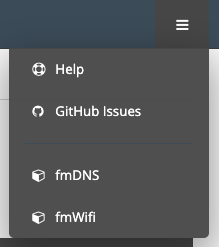 Hamburger Menu