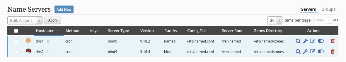 Server Flagged for Build Config
