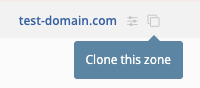Clone this zone